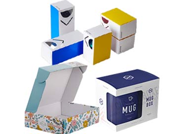 Single-layer cardboard box for medical and food packaging